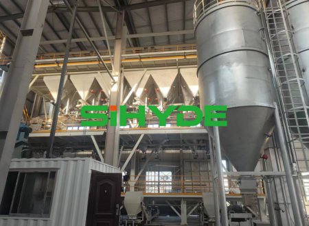 中海德全自動(dòng)高精度21倉坩堝配料生產(chǎn)線