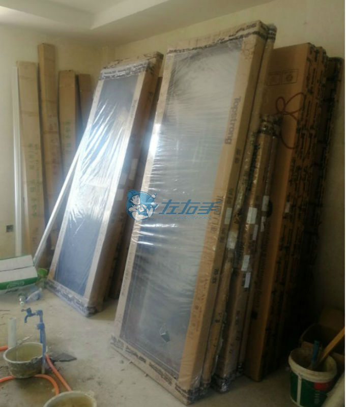 左右手湖北黃岡陽(yáng)光窗、生態(tài)門、中空門安裝案例2