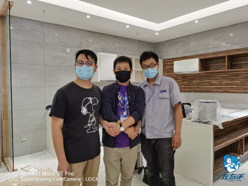 廣西左右手安裝案例|堅持左右手服務理念：服務一家，滿意一家！