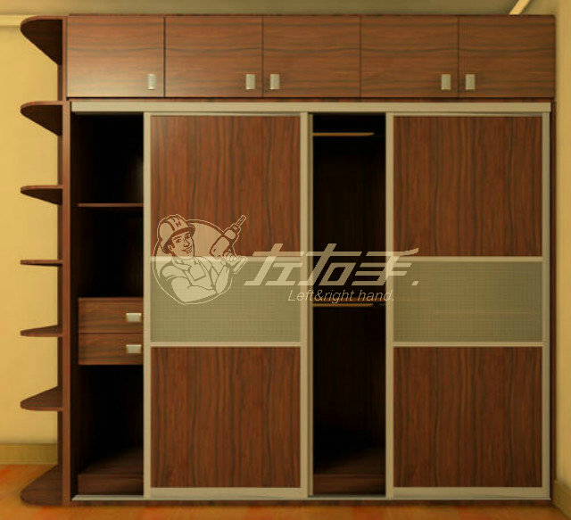 衣柜移門軌道和門的安裝方法，衣柜移門軌道和門的安裝過程