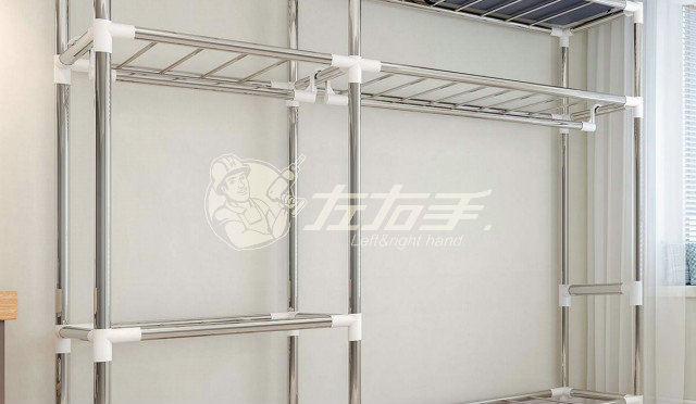 布衣柜鋼管安裝分幾個步驟進(jìn)行