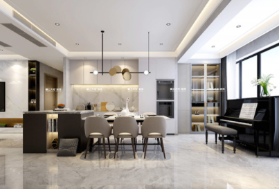 新中式別墅裝潢設(shè)計，別墅軟裝如何定制浴室柜