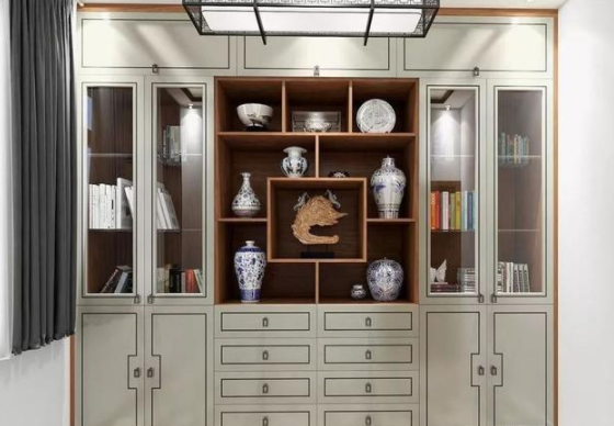 書柜設(shè)計(jì)圖，是裝高級(jí)還是真低調(diào)？