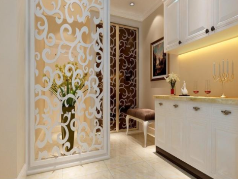 客廳家裝隔斷設(shè)計(jì)：屏風(fēng)隔斷設(shè)計(jì)圖，浪漫唯美屏風(fēng)隔斷欣賞