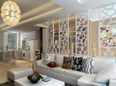 屏風(fēng)隔斷效果圖：客廳屏風(fēng)隔斷有何風(fēng)水講究？客廳屏風(fēng)隔斷風(fēng)水