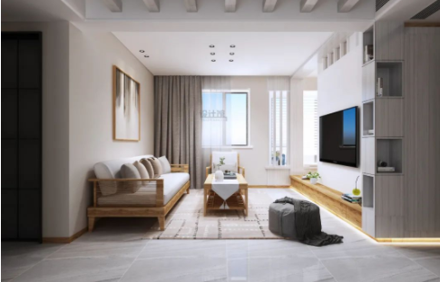 石材茶幾架：茶幾尺寸如何選？客廳無茶幾效果如何？