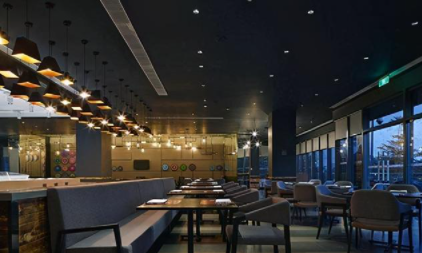 餐廳裝修效果圖：西餐廳裝修效果如何布局適合的桌椅呢？