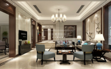 家庭裝修中式風(fēng)格：新中式風(fēng)搭配，空間線條和顏色缺一不可
