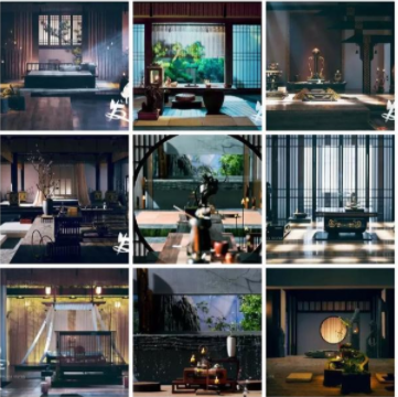 玄關(guān)設(shè)計效果圖：自然雅致意境遠(yuǎn)，新中式玄關(guān)的美你學(xué)到多少？