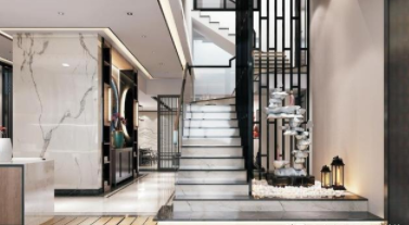 上海別墅裝修裝飾：復(fù)式新中式大別墅，清雋秀美惹人愛，詩情畫意顯底蘊