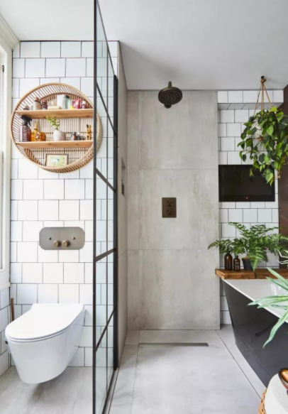 整體淋浴房安裝：夢幻般的步入式淋浴房設計，為浴室增添些許奢華