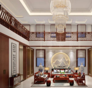 新中式風(fēng)格家具：農(nóng)村自建房的新中式風(fēng)格，顏色搭配與空間線條是重點！