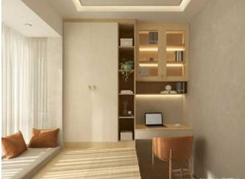 小戶型家裝設(shè)計，小戶型書房怎么做收納？