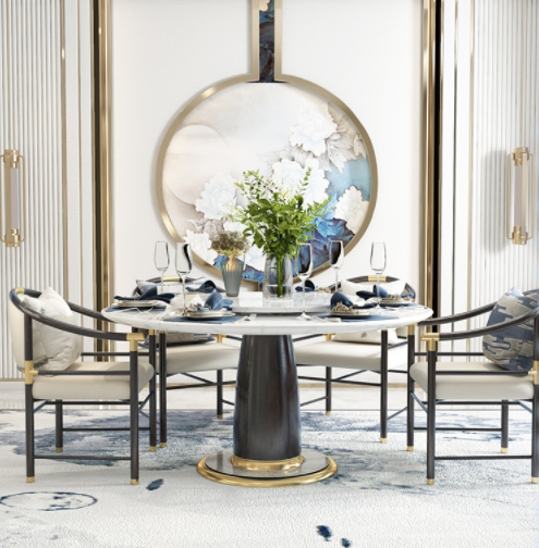 中式新古典家具：優(yōu)雅有格調(diào)的新中式風(fēng)格餐廳，是家具界不朽的時(shí)尚