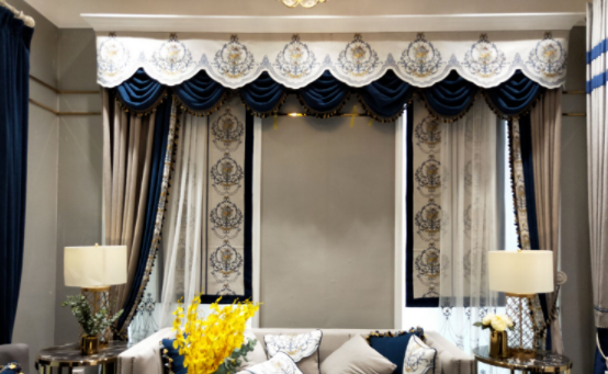 窗簾定做加盟：美式裝修風(fēng)格怎么選擇軟裝中的重中之重窗簾！