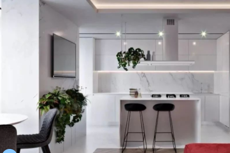 整體櫥柜臺(tái)面寬度：櫥柜臺(tái)面選大理石嗎？尺寸多少合適？