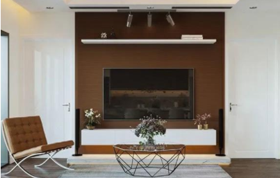 家裝客廳風(fēng)格設(shè)計(jì)：現(xiàn)代中式風(fēng)格家裝設(shè)計(jì)，臥室衣柜電視柜梳妝臺(tái)一體