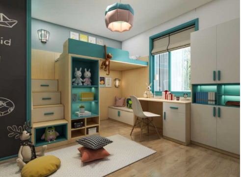 【兒童房設計與裝修】兒童房定制家具的時候，顏色有什么講究嗎？