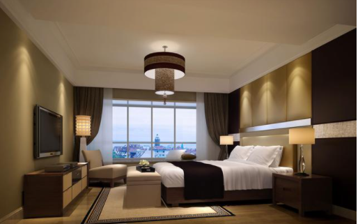 簡約新中式裝修效果圖：新中式裝修臥室，需要注意哪些問題？