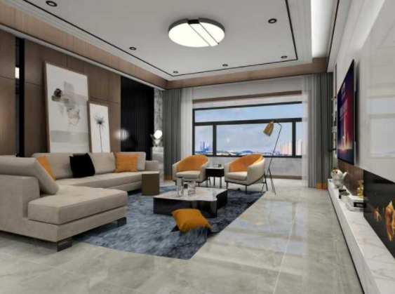 【地磚種類價格】淺灰色地磚應(yīng)如何搭配客廳家具？