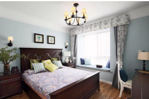 【飄窗窗簾設(shè)計(jì)】臥室有飄窗，窗簾可以這樣裝