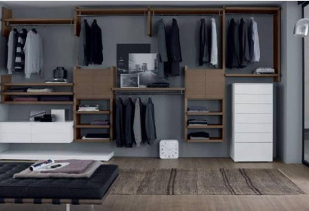 【整體實木衣柜】敞開式的衣柜有什么特點？敞開式衣柜優(yōu)缺點有哪些？